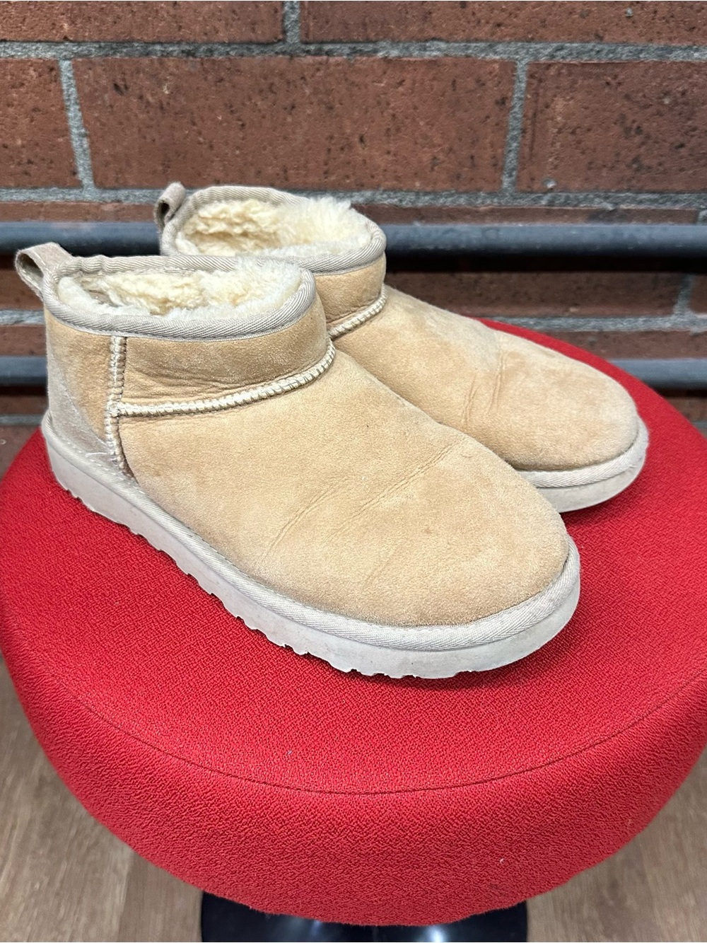 Tan UGG Classic Ultra Mini